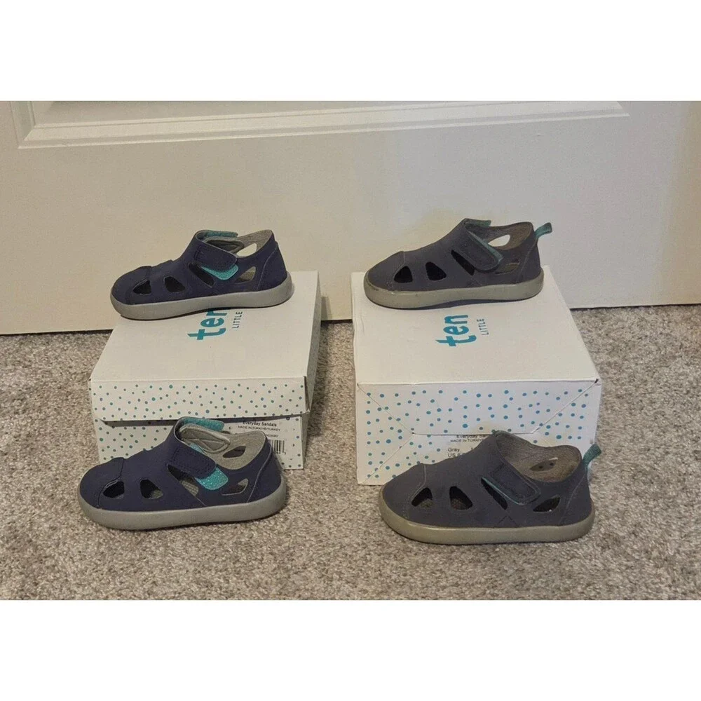 Ten Little Everyday Sandals Lot